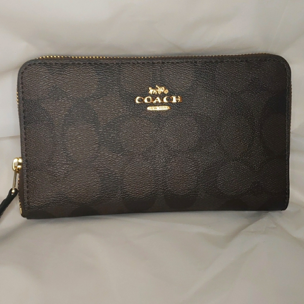 Coach wallet Brown/blk